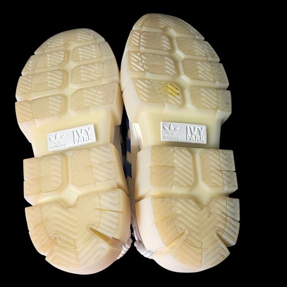 Adidas Ivy Park Super Sleek Sneakers White Chunky Platform Flatform Leather 7.5 - Picture 8 of 16